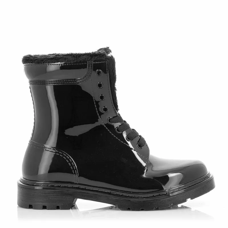 Дамски Гумени Боти  HUGO - 50481189 GAMMA FURLACEUP B-RB Black