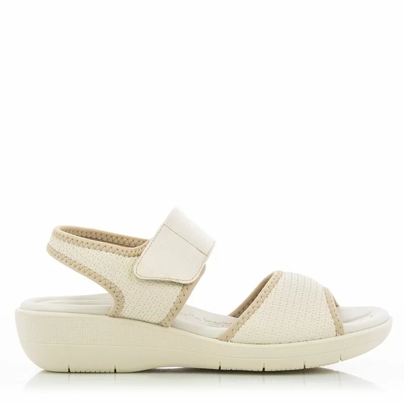 Дамски Сандали Комфорт  PICCADILLY - 23900901 ELASTANO MARFIM