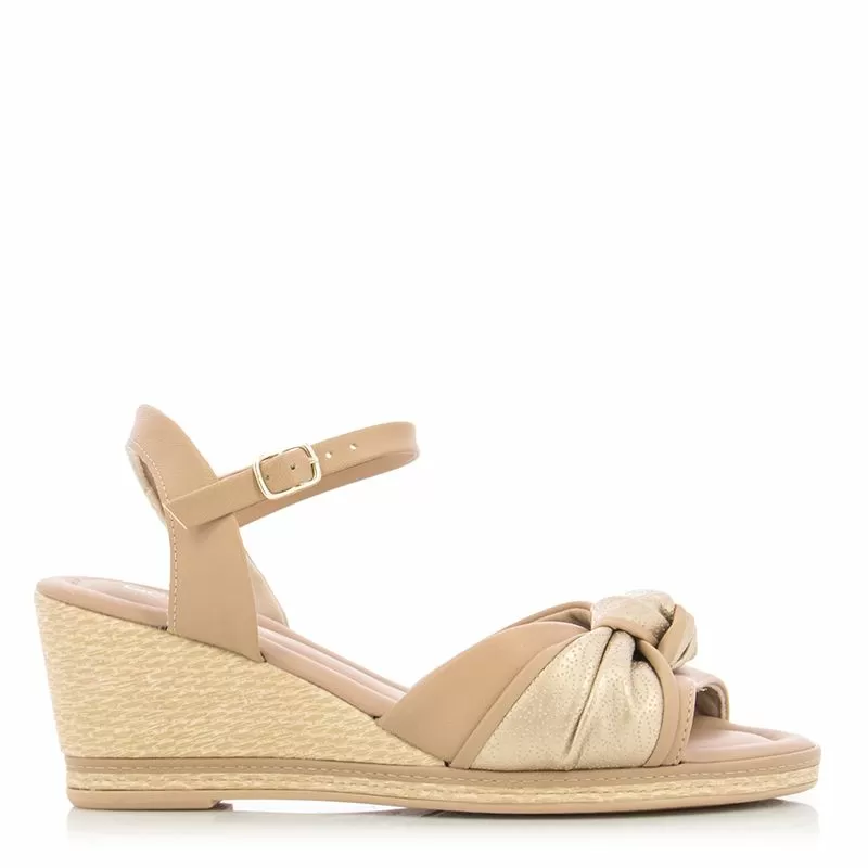 Дамски Сандали На Платформа  PICCADILLY - 40820305 NUDE CLARO