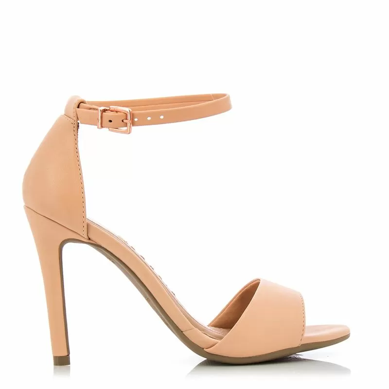 Дамски Сандали На Ток  RAMARIM - 2268201-1 PEACH