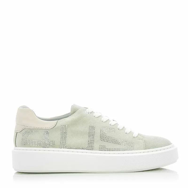Дамски Сникърс  CESARE PACIOTTI 4US - CARRIE-400 -VELOUR BIANCO/NAPPA TOFU