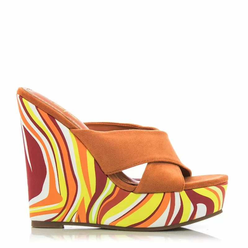 Дамски Чехли На Платформа  SERGIO TODZI - NA53  ORANGE