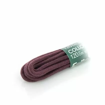 Кръгли връзки за обувки 120 см COLLONIL бордо - 9516-171