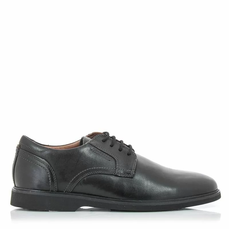Мъжки Ежедневни  CLARKS - 26168162 MALWOOD LACE BLACK LEATHER
