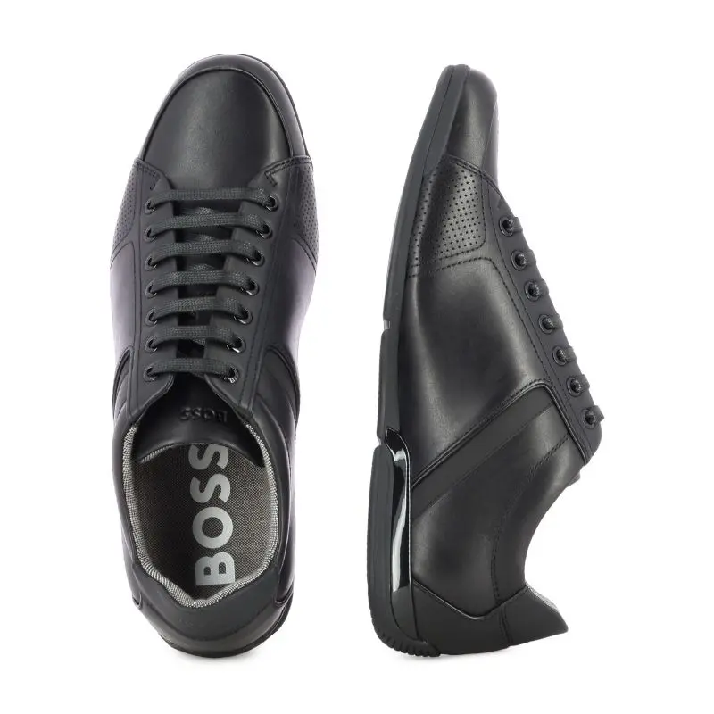 Мъжки Сникърс BOSS - 50498282 SATURN LOWP LUX4 A N BLACK - Image 5