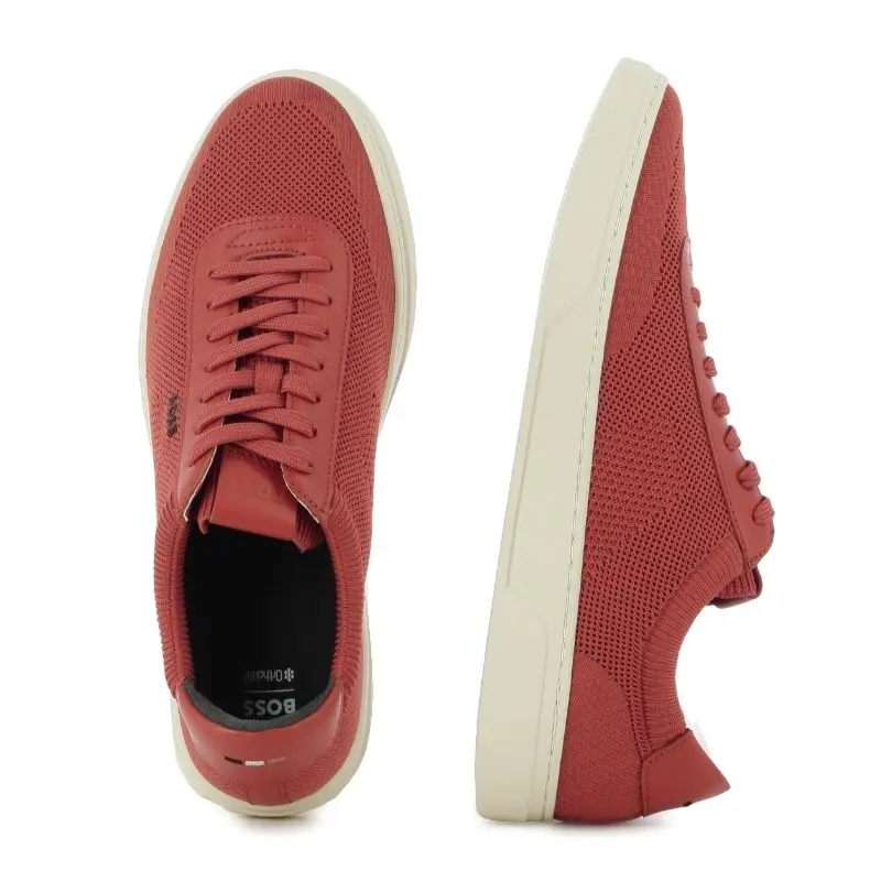 Мъжки Сникърс BOSS - 50563181 KIERAN TENN KNAL MEDIUM BROWN - Image 5