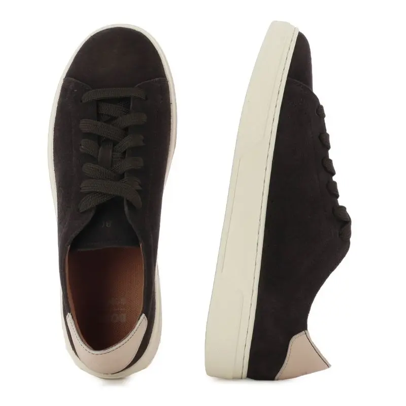 Дамски Сникърс BOSS - 50563336 KIERAN TENN SDPFBB DARK BROWN - Image 5