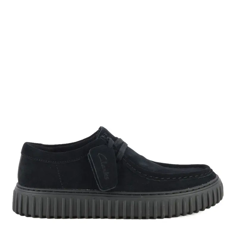 Мъжки Сникърс CLARKS - 26172019 TORHILL LO BLACK SDE
