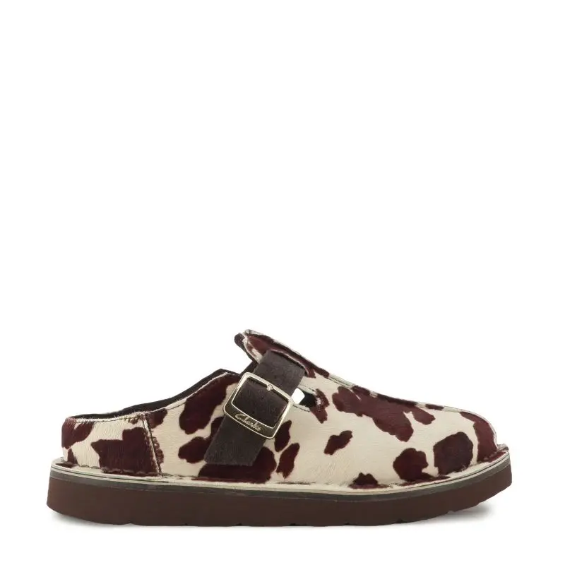 Сабо CLARKS - 26186592 SOLSBURY MULE COW PRINT