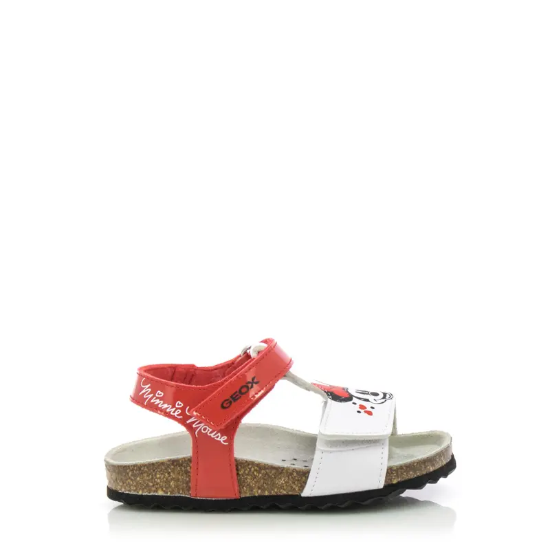 Сандали Момичета GEOX - B152RC 00254 B SANDAL CHALKI GIRL RED/WHITE