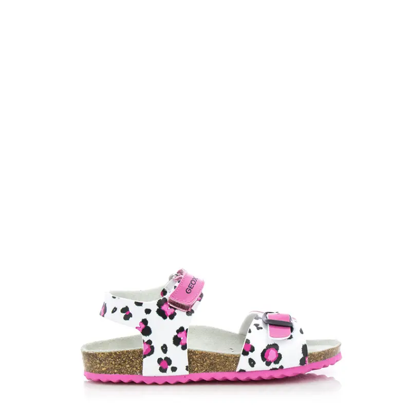Сандали Момичета GEOX - J258MD 00402 J ADRIEL GIRL WHITE/FUCHSIA