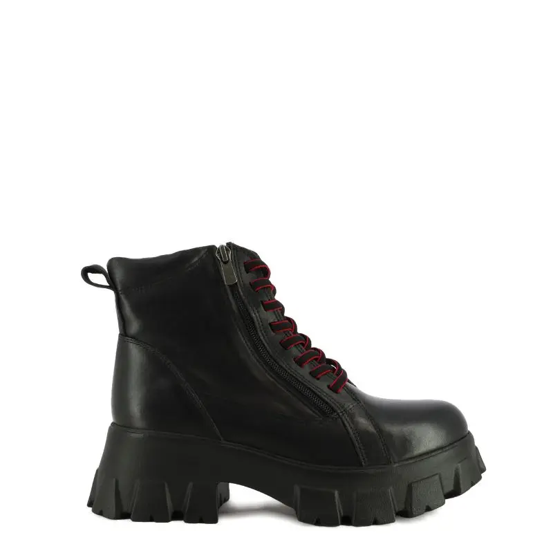 Дамски Равни Боти CARLO FABIANI - 20EF126-08  BLACK / COMBI