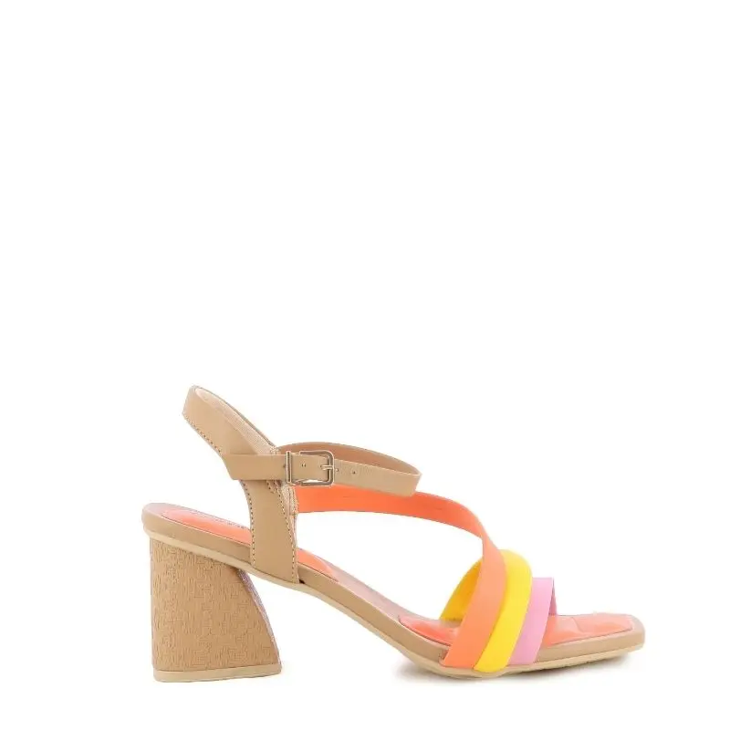 Дамски Сандали На Ток  RAMARIM - 2374402 ROSE/SUN/CORAL/CAQUI