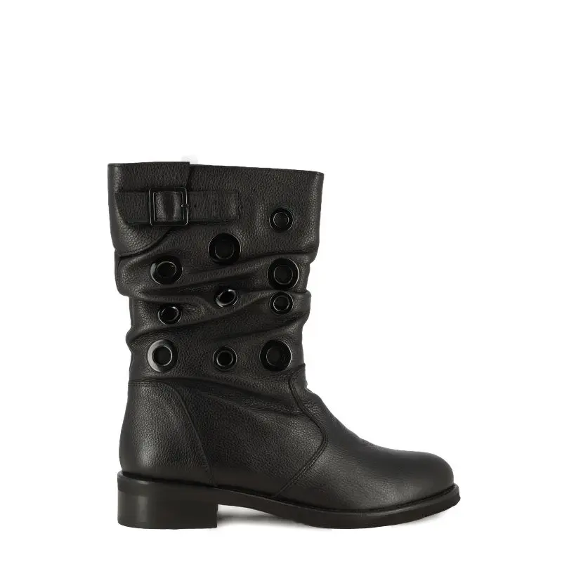 Дамски Равни Боти CARLO FABIANI - 59032-AW18 черен